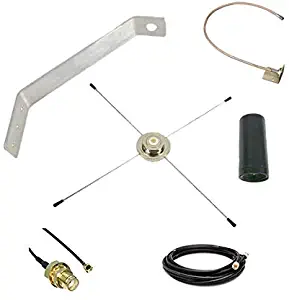 CELL3DB50KT: Weatherproof External 4G/LTE Cellular Antenna Kit for Honeywell AlarmNet Security and Fire Alarm Systems with 50 ft Cable