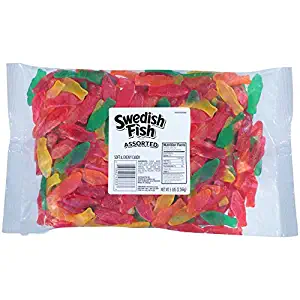 SWEDISH FISH Assorted Soft & Chewy Candy, 5 lb