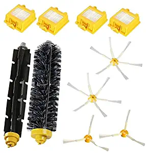 GELOTU 6 armed brush filters kit vacuum part 700 series 760 770 780 glasses teeth attachment f makeup ceilings assorted handle shower small that keuring products hard sps si