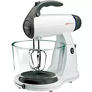 Sunbeam Mixmaster 12-Speed Stand Mixer, 2 Qt. and 4 Qt. Glass Bowls Included, White