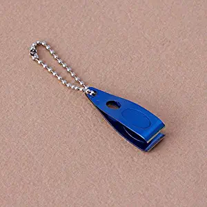 1Pc Pocket Stainless Steel Nipper Fishing Line Cutter Clipper Fishing Tackle Tool (Blue)