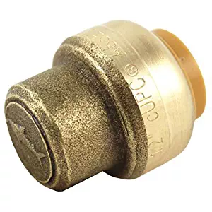 SharkBite 1/2-Inch End Cap, Push-to-Connect, PEX, Copper, CPVC