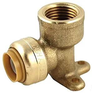 SharkBite U340LFA Brass Push Elbows, 3/4" x 3/4"