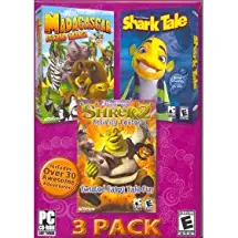 Dreamworks 3-Pack: Madagascar: Island Mania, Shrek Activity Center and Shark Tale) - PC