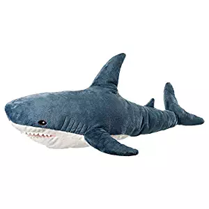 AFYBL 39.4 inch Shark Giant Stuffed Animal Toy, Wildlife, Soft Polyester Fabric, Beautiful Shark Markings, Handcrafted Kids Huggable Pillow for Pretend Play, Travel, Nap Time