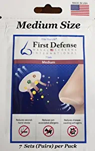 First Defense Nasal Screens (35-Set 5 Pack, Medium)