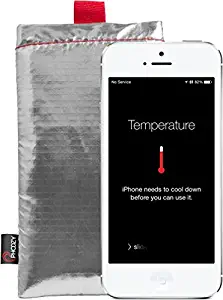 PHOOZY | for iPhone 5/SE | Thermal Pouch Fits iPhone 5/SE Without Phone Case, Palm Phone and AirPods - Insulated to Protect Against Cold & Extend Battery Life, Floats in Water [Slim]