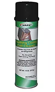 Vapco Foaming Cooling Coil Cleaner - fast acting & no rinsing for those hard to reach cooling coils - 18 oz aerosol can.