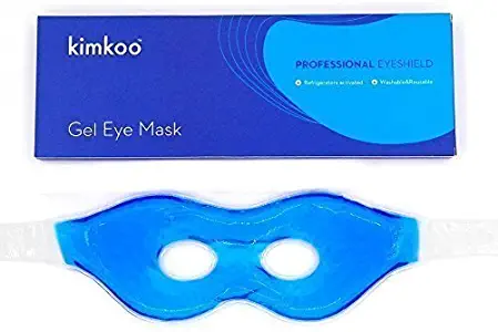 Kimkoo Gel Eye Mask Cold Pads&Cool Compress for Puffy Eyes and Dry Eye,Cooling Eye Ice Masks Gel