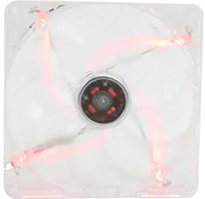 Rosewill 140mm LED Cooling Case Fan for Computer Cases Cooling, Red RFTL-131409R