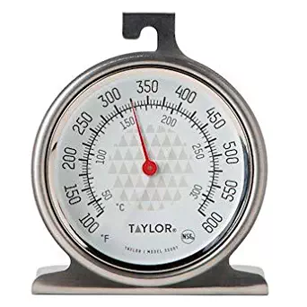 Taylor 3506 TruTemp Series Oven/Grill Analog Dial Thermometer with Dual-Scale