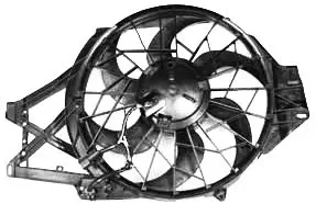 TYC 620650 Ford Mustang Replacement Radiator/Condenser Cooling Fan Assembly