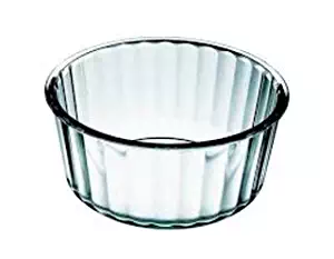 Simax Glassware 2 Quart Glass Soufflé Dish | Borosilicate Glass, Microwave and Dishwasher Safe, Measures 7.8” x 3.5”