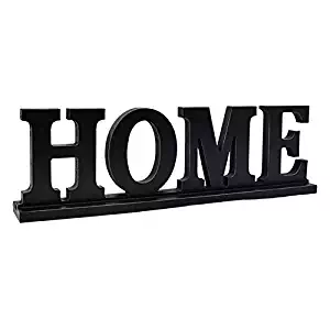 Wood Home Sign Decor Standing Cutout Word Decorative Table Sign for Home Decor