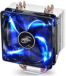 DEEPCOOL GAMMAXX 400 CPU Cooler 4 Heatpipes 120mm PWM Fan Blue LED INTEL/AMD AM4 Compatible