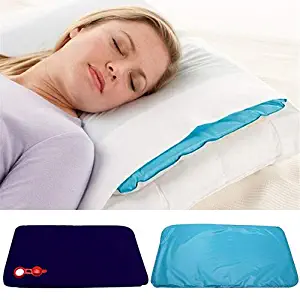Professional Summer Cold Therapy Insert Sleeping Aid Pad Mat Muscle Relief Cooling, Water Bed Pillow - Cool Hot Flashes, Cooling Pillow, Chillow Pillow, Bed Pillows, Hot Cooling Pillow, Cool Pillow