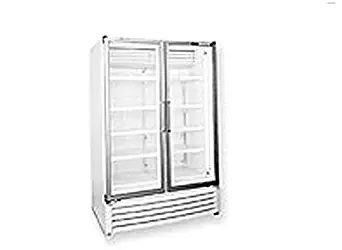 Global Refrigeration/Kelvinator Merchandiser Double Glass Door 49 Cft Bottom Mount Model Ulg50Bc