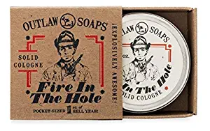 Fire in the Hole Campfire Solid Cologne - Explosively Awesome Cologne - 1 oz - Smells like Campfire, Gunpowder, Sagebrush, Whiskey, and Basically a Great Weekend Camping - Men’s or Women’s Cologne