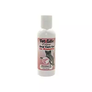 VetzLife Feline Oral Care Gel - For Stomatitis Wild Salmon Oil 4.5oz