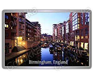 Birmingham Canals UK England - Souvenir Fridge Magnet (Large: 90x60mm)