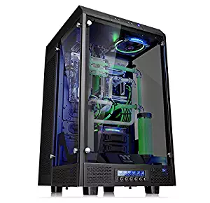 Thermaltake Tower 900 Black Edition Tempered Glass Fully Modular E-ATX Vertical Super Tower Computer Chassis CA-1H1-00F1WN-00