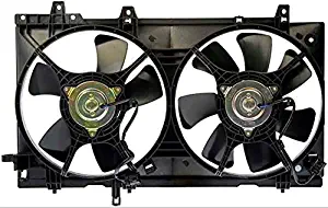 Dual Radiator and Condenser Fan Assembly - Cooling Direct For/Fit SU3115114 03-08 Subaru Forester WITHOUT Turbo