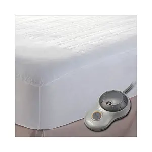 Sunbeam Non-Woven EasySet Thermofine Heated Electric Mattress Pad - King Size