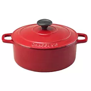 Paderno World Cuisine Red Oval 8 Qt. Chasseur Dutch Oven