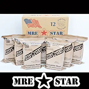MRE STAR Full Meal Kits with Heaters - Case of 12 (Civilian MRE)