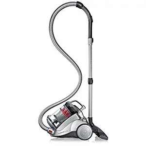 Severin Germany Nonstop Corded Bagless Canister Vacuum Cleaner, Polar Silver (Renewed)