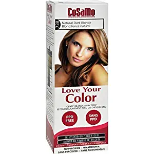 Cosamo Love Your Color Hair Color 738 Natural Dark Blonde (Pack of 3)