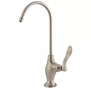 Kingston Brass Gourmetier KS3198NFL Nuwave French Single Handle Water Filtration Faucet, Brushed Nickel