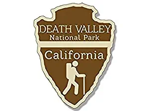 GHaynes Distributing MAGNET Arrowhead Shaped DEATH VALLEY National Park Magnet(rv hiking camping) 3 x 4 inch