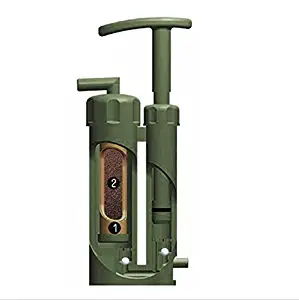 EDTara Water Purification Filters Outdoor Portable Soldier Water Filter Purifier Cleaner for Hiking Camping Survival Emergency Tool