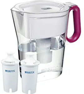 Brita Wave Filtered Pitcher, 10 cup, Pink