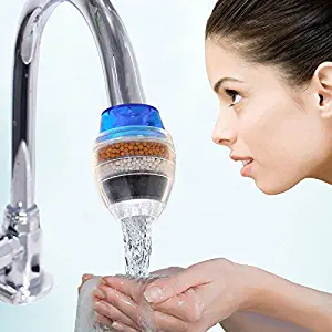 Laz-Tipa - 1 pc Coconut Carbon Home Household Kitchen Mini Faucet Tap Water filter Clean Purifier Filter Filtration Cartridge P0.5