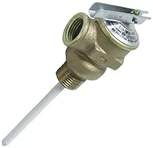 Camco 10423 1/2" Temperature and Pressure Relief Valve with 4" Epoxy-Coated Probe