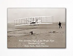 Wright Brothers First Flight Photo Fridge Magnet