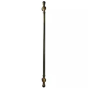 Allied Brass RW-3/18-PNI Retro Wave Collection 18 Inch Refrigerator Pull 18" Polished Nickel