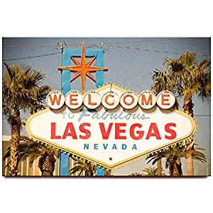 Welcome to fabulous Las Vegas fridge magnet Nevada travel souvenir