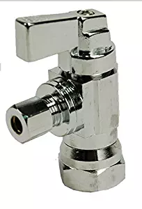 Ice Maker Ball Valve, 1/2" FIP Inlet x 1/4" OD Outlet - By Plumb USA