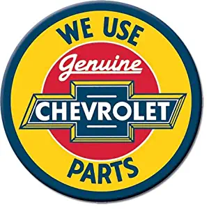 Desperate Enterprises Chevrolet Parts Round Refrigerator Magnet, 3" Diameter