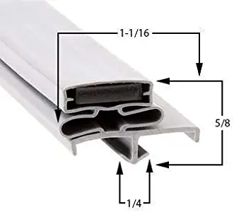 GasketandStripCurtains.com Door Gasket Seal for Refrigerator Cooler Freezer Compatible with Leer 22 1/4 x 28 3/8