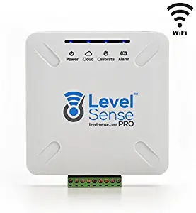 Level Sense PRO- Wi-Fi Enabled Sump Pump, Internal Self Recharging Battery, Temperature, Humidity, and Leak Detector. Displays Levels online.