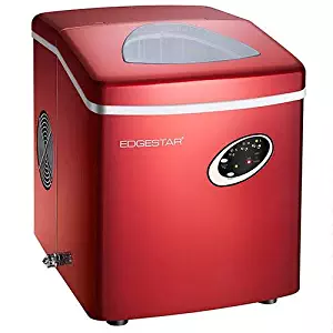 EdgeStar IP210RED Red Portable Countertop Ice Maker