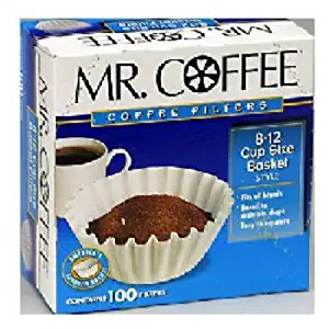 Mr. Coffee UF500PB Basket Filter 8-12 Cups - 500 Pack