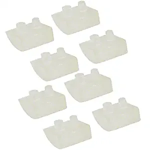 Impresa Products 8-Pack Pod Shoes for Concrete Pools - Equivalent to Hayward (TM) AXV414P / AXV014P and ProStar (TM) HWN115 - Replacement for Navigator and Pool Vac Vacuum Pool Cleaners