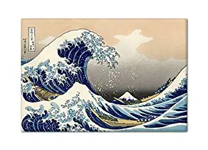 The Great Wave off Kanagawa Hokusai Woodblock Fridge Magnet