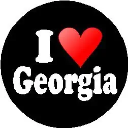 I Love Georgia MAGNET (heart)