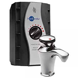 InSinkErator H-CONTOUR-SS Invite Contour Instant Hot Water Dispenser System with Stainless Steel Tank, Chrome